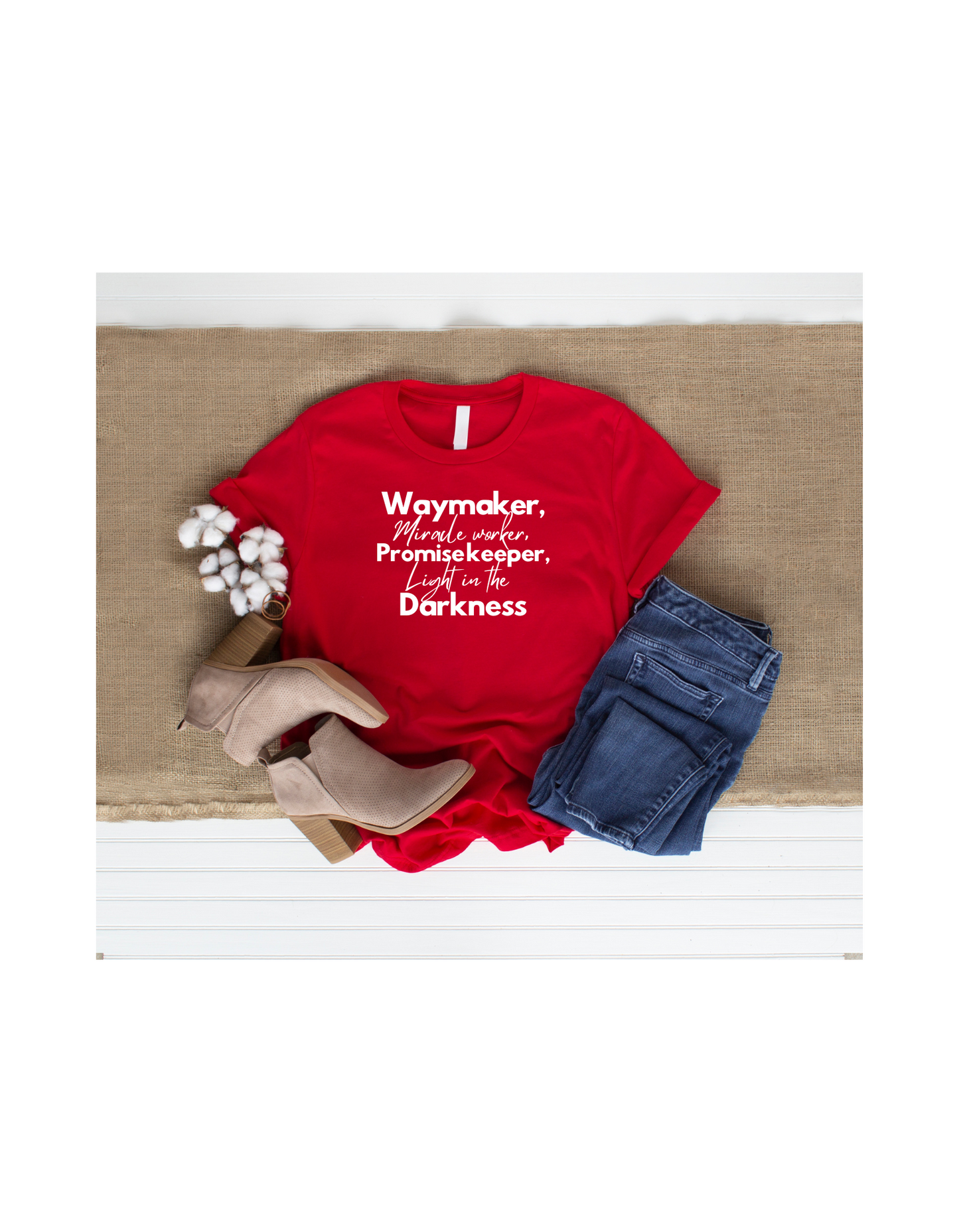 Waymaker Tee (red)