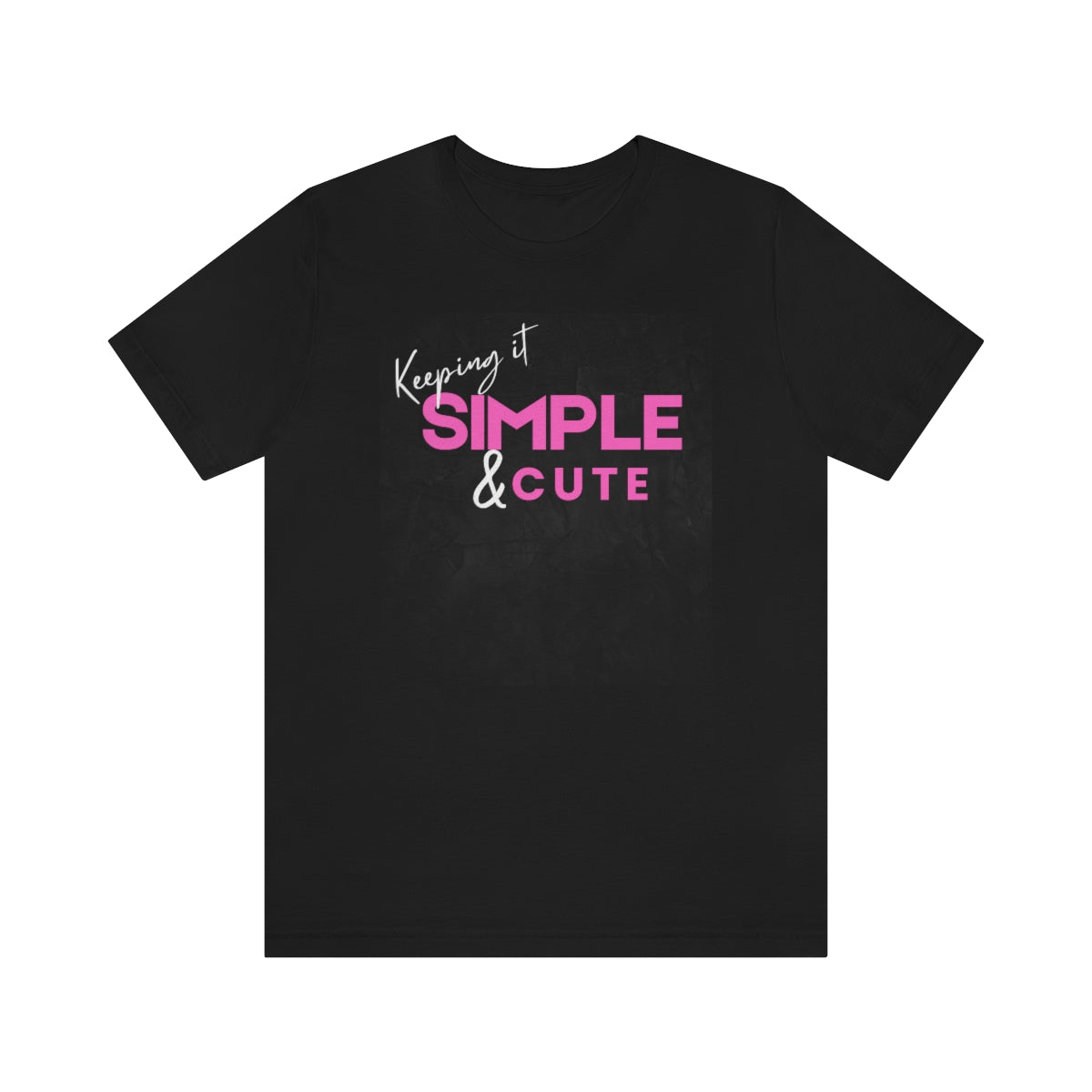 Keeping It Simple Tee (blk)