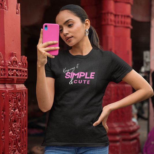 Keeping It Simple Tee (blk)