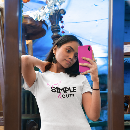 Keepin It Simple Tee (white)